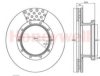 MERCE 080162600 Brake Disc